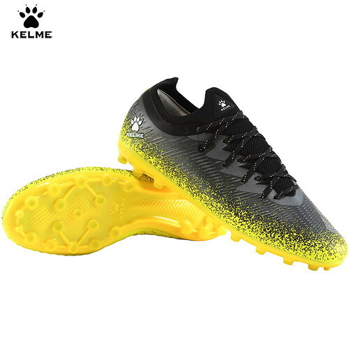 ■送料無料■【KELME】ケレメ ZX80121057-012 VORTEX MG[ブラック&times;ネオンイエロー][サッカー/フットサル/スパイク/シューズ/靴/くつ/練習/部活/クラブ]【RCP】｜トランスポーツ