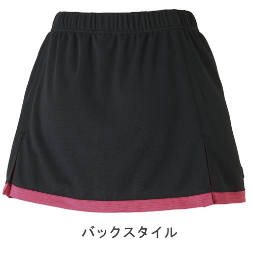 送料無料 Mizuno ゲームスカート ミズノ ウイメンズ 卓球用品 ブラック ピンク jb0216 96