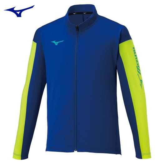 1722円 定番の冬ギフト 送料無料 Mizuno ミズノ 62jc1510 25 ライトスウェットジャケット サーフブルー セーフティイエロー テニス ソフトテニス バドミントン 長そで 長袖 上着 トレーニングウェア 男女兼用 メンズ レディース ウィメンズ