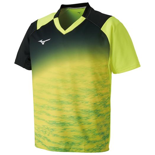 楽天市場 一部完了 送料無料 Mizuno ミズノ ja8002 31ゲームシャツ セーフティーイエロー 卓球用品 ゲームシャツ 卓球 ユニフォーム 卓球 ユニホーム Rcp トランスポーツ