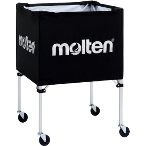 ■送料無料■▼molten▼モルテン BK0022-K ボールカゴ 中・屋外 クロ[黒][バレーボール/バスケットボール/ハンドボール/球技/体育館用品/備品/用具/学校器具/ボール整理/収納/キャリーケース付き/中サイズ/屋外用]【RCP】｜トランスポーツ