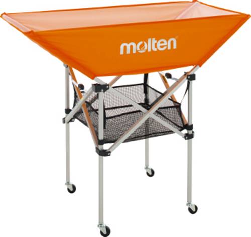 ■送料無料▼molten▼モルテン BK0033-O 折りたたみ式平型ボールカゴ 背高 [バレーボール/ボール入れ/ストック] [年度:2020] 【RCP】｜トランスポーツ