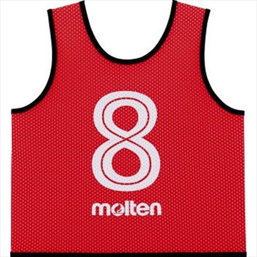 ■貨物輸送無料■▼molten▼モルテン GS0112R 手合わせ限りないＧＶ御坊っちゃん10枚仕掛ける 赤 [赤]●大いさ：縦52×横46糎●原料品：ポリエステル[蹴球、フットサル/お召しもの][年間:18SS] サッカー・フットサル-スポーツ・アウトドア