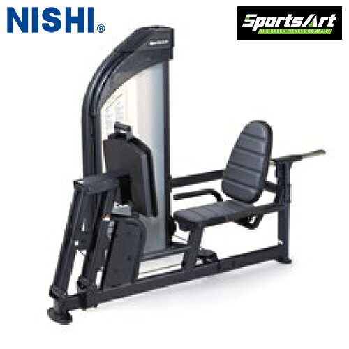 ※受注生産品[納期目安3～4か月程度]★メーカー直送品★【NISHI】ニシ・スポーツ 3833A762 レッグプレス＆カーフエクステンション DF301[SportsArt/THE GREEN FITNESS COMPANY/スポーツアート/トレーニング機器]※送料別途見積り【RCP】｜トランスポーツ