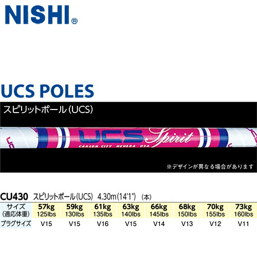 ★製造会社直送品★\u003cBR\u003e【NISHI】ニシ・運動競技 \u003cBR\u003eCU430 \u003cBR\u003e肝ったま極点(UCS) 4.30m\u003cBR\u003e[棒高跳び/極点/地面引きくらべる/引きくらべる物の具/硝子衣料繊維強化因子可塑性物質/亜米利加製]※貨物輸送別途見積り【RCP】