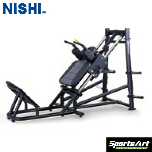 ※受注生産品[納期目安3～4か月程度]★メーカー直送品★【NISHI】ニシ・スポーツ NT3802 ハックスクワット A989[SportsArt/THE GREEN FITNESS COMPANY/スポーツアート/トレーニング機器/フィットネス器具]※送料別途見積り【RCP】｜トランスポーツ