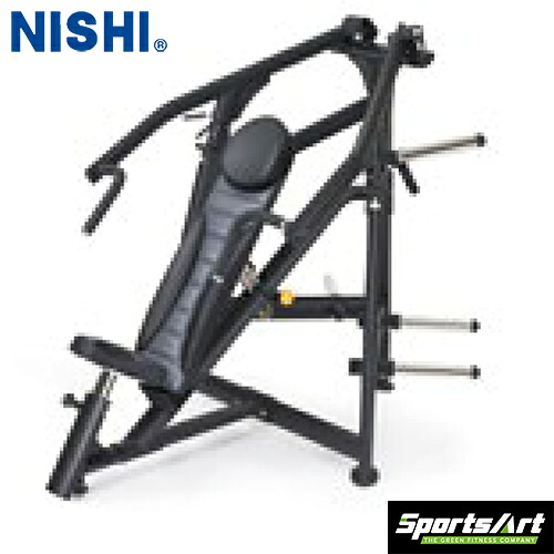 ※受注生産品[納期目安3～4か月程度]★メーカー直送品★【NISHI】ニシ・スポーツ NT3803 チェストプレス A985[SportsArt/THE GREEN FITNESS COMPANY/スポーツアート/トレーニング機器/フィットネス器具]※送料別途見積り【RCP】｜トランスポーツ