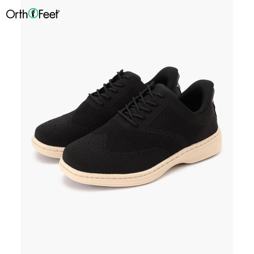 ■送料無料■【Orthofeet】オーソフィート OF00468W REX レックス[ブラック]WIDE(3E相当)[シューズ/ハンズフリー/くつ/靴/ウォーキング/ひも付きシューズ/スニーカー/カジュアルシューズ/運動靴/メンズ/男性/紳士靴]【RCP】｜トランスポーツ