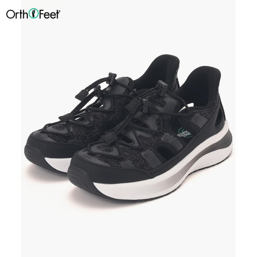 ■送料無料■【Orthofeet】オーソフィート OF64401M VENUS ヴィーナス[ブラック]MEDIUM(2E相当)[シューズ/ハンズフリー/くつ/靴/通気性/撥水/ひも付きシューズ/スリッポン/サンダル/レディース/女性/ウイメンズ/婦人靴]【RCP】｜トランスポーツ 14,454円