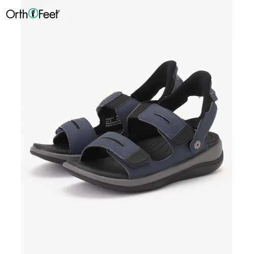 ■送料無料■【Orthofeet】オーソフィート OF69021M CALYPSO カリプソ[ブルー]MEDIUM(2E相当)[シューズ/ハンズフリー/サンダル/くつ/靴/サンダルベルトタイプ/タウンユース/旅行/アウトドア/レディース/女性/ウイメンズ/婦人靴]【RCP】｜トランスポーツ