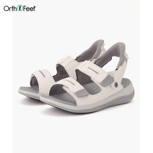 ■送料無料■【Orthofeet】オーソフィート OF69022W CALYPSO カリプソ[ホワイト]WIDE(3E相当)[シューズ/ハンズフリー/サンダル/くつ/靴/サンダルベルトタイプ/タウンユース/旅行/アウトドア/レディース/女性/ウイメンズ/婦人靴]【RCP】｜トランスポーツ