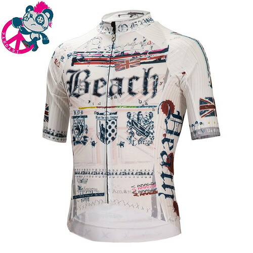 12552円 激安先着 メーカー直送品 送料無料 パンダーニ DB1-RR W Death Beach RR半袖ジャージ ホワイト 自転車 ※キャンセル不可 代金引換 後払い決済不可※事前銀行振込orカード決済のみ