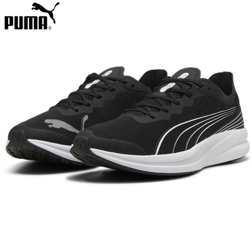 ■送料無料■<br>【PUMA】プーマ <br>379442_01 <br>リディーム プロ レーサー ランニングシューズ<br>[プーマ ブラック/プーマ ホワイト]<br>[ランニングシューズ/靴/クツ/くつ/PUMA Black/黒/PUMA White/白/ランニング/マラソン/ジョギング]<br>【RCP】