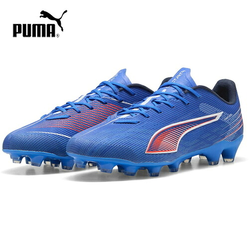 ■送料無料■【PUMA】プーマ 10855301[108553_01] ウルトラ 6 プロ HG/AG サッカースパイク【Ultra Blue-PUMA White-Glowing Red】[サッカースパイク/HG/AG対応/人工芝対応/軽量モデル/フィット性/競技用/部活用]【RCP】｜トランスポーツ