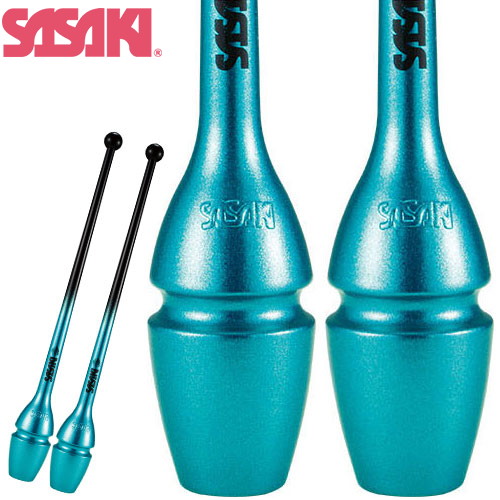 ★店卸し資産あり即納★■貨物輸送無料■\u003cBR\u003e【SASAKI】ササキ運動競技 M-34JKGH-F-BSEG グラデーションラバーショートクラブ[黒いこと×シーグリーン][新体操/こん棒/野球クラブ/CLUBS/Clubs/引きくらべる手具/F.I.G.(インターナショナル柔軟体操合従連衡)お墨付き品]【RCP】