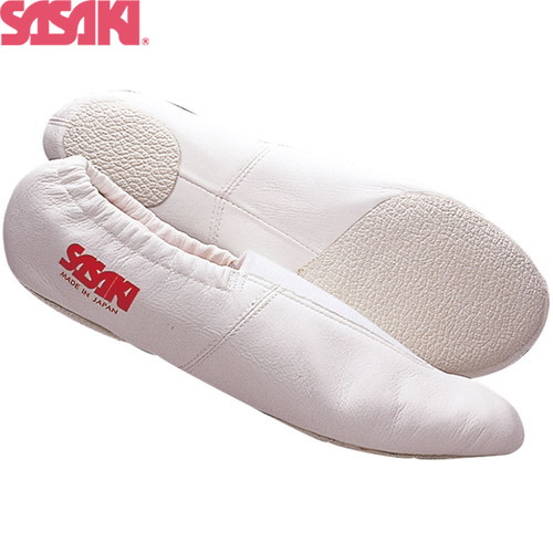■貨物輸送無料■【SASAKI】ササキ運動競技 132-OFW 体育館シューズ[象牙色][器械体操/柔軟体操/体育館シューズ/シューズ/ユニ一発やる]【RCP】