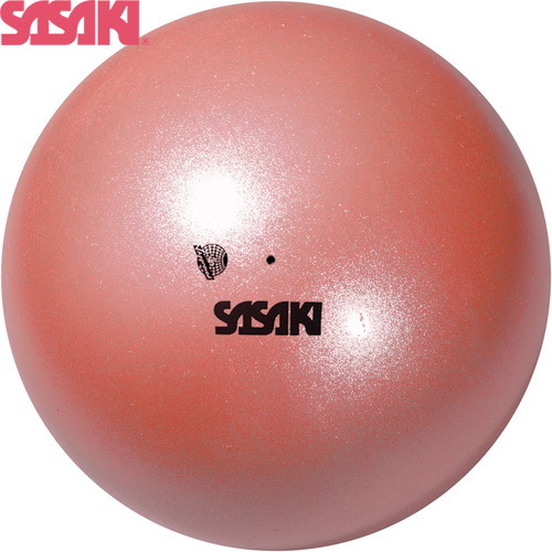 ■貨物輸送無料■【SASAKI】ササキ運動競技 M207MF-APCP メタリックボール[アプリコットピンク][新体操/どんぶり鉢/新体操手具/レディース/F.I.G.(インターナショナル柔軟体操合従連衡)お墨付き品]【RCP】