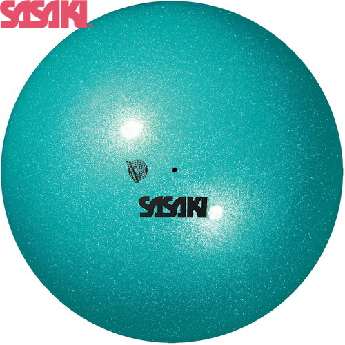 ■貨物輸送無料■【SASAKI】ササキ運動競技 M207MF-SEG メタリックボール[シーグリーン][新体操/どんぶり鉢/新体操手具/レディース/F.I.G.(インターナショナル柔軟体操合従連衡)お墨付き品]【RCP】