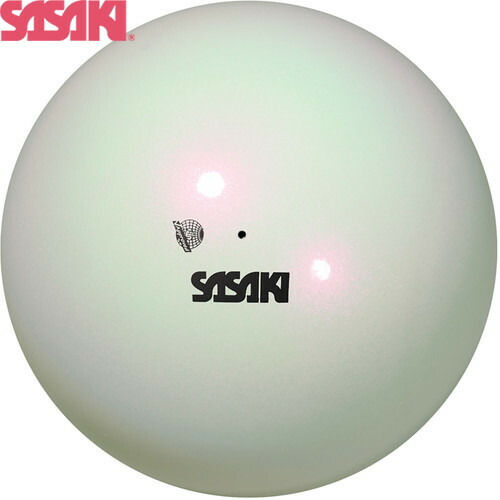 ■貨物輸送無料■【SASAKI】ササキ運動競技 M207MGF-PLW マグネティックボール[パール白いこと][新体操/どんぶり鉢/新体操手具/F.I.G.(インターナショナル柔軟体操合従連衡)お墨付き品]【RCP】