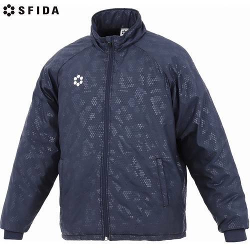 ■送料無料■【sfida】スフィーダ SA24852-NVY BP パデッドフルジップジャケット[ネイビー][フットサル/ジャケット/ウインドウェア/ウインドジャケット/男女兼用/ユニセックス/メンズ＆レディース/防寒/スポーツウエア]【RCP】｜トランスポーツ