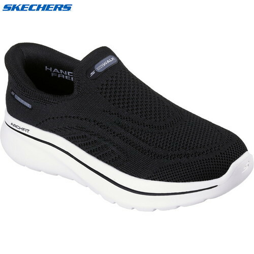 ■貨物輸送無料■【SKECHERS】スケッチャーズ 125843 リラックスドフィット:ゴーウォーク アーチ形填まる N楽しいこと-アリアンヌ GO WALK ARCH FIT N-JOY-ARIANNE[黒いこと][シューズ/レディース/靴/スリップインズ/ハンズフリー]【RCP】
