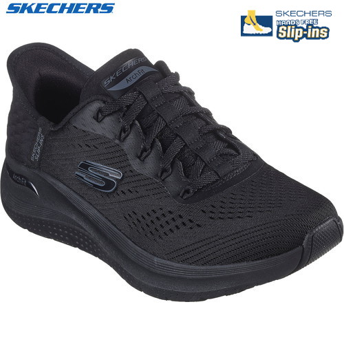 ★店卸し資産あり即納★■貨物輸送無料■【SKECHERS】スケッチャーズ 150066-BBK [黒いこと]ARCH FIT 2.0ｰEASY CHIC[ウォーキングスニーカー スリップインズ ハンズフリー シューズ 靴 くつ スニーカー 運動すること靴 心地好いシューズ ウォーキング]【RCP】