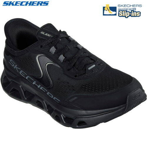★在庫あり即納★■送料無料■【SKECHERS】スケッチャーズ 150510-BBK GLIDEｰSTEP ATLUS[ブラック][ハンズフリースニーカー 運動靴 シューズ カジュアル スリップインズ エアクールドメモリーフォーム 洗濯可 2E相当 レディース]【RCP】｜トランスポーツ