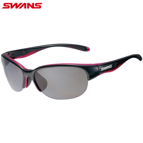 ■貨物輸送無料■【SWANS】スワンズ LN-0051-BKP LUNA 偏光水晶体ひな形（LN-0051 BK/P）[黒いこと×さくら色][運動競技黒眼鏡/庭球/ゴルフ/室外運動競技/アウトドア/小さめ大きさ/レディース/ユニ一発やる/成年者用(男女兼用ひな形)]【RCP】