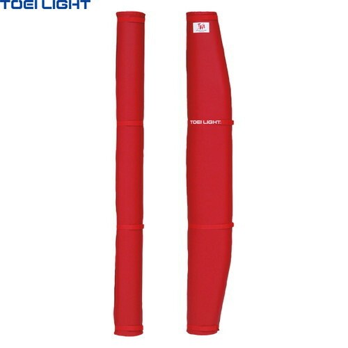 ★製造業者直送品★【TOEI LIGHT】トーエイともし火 B3481R バレーポールカバーDX (2本1組)[赤][取り止める不可/※必要経費取り替えっこ、後ばらい決済不可][※事前預金金融機関振込or歌留多決済のみ][排球用/極点押しかぶせる]※貨物輸送別途見積り【RCP】 スポーツ・アウトドア-支柱・ポール