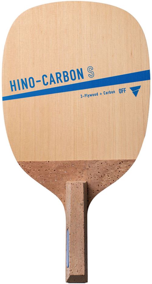 ★在庫あり即納★ ■送料無料■ 【VICTAS】ヴィクタス 300001 HINO-CARBON S (ヒノカーボン S) 3つの高反発素材の組み合わせは、軽量かつ抜群の破壊力。板が薄く、握りやすい形状。連続ドライブに最適。 【卓球用品】ペンラケット/卓球ラケット 【RCP】
