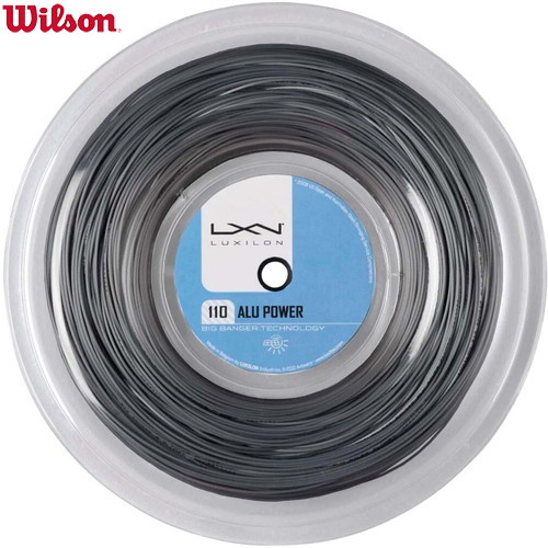 ■貨物輸送無料■【WILSON】ウイルソン WR83056011 ALU POWER 110 200M REEL Silver 110[庭球/ガット/より糸/野球クラブ/部活/読み合わせる/形づくる]【RCP】