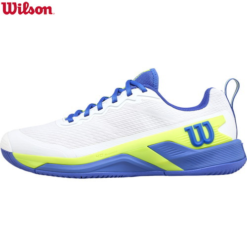 ■貨物輸送無料■【WILSON】ウイルソン WRS336680U RUSH PRO 4.5 Wh/Amparo Bl/Safety Yellow[庭球/シューズ/靴/くつ/野球クラブ/部活/訓練を受ける/形づくる]【RCP】