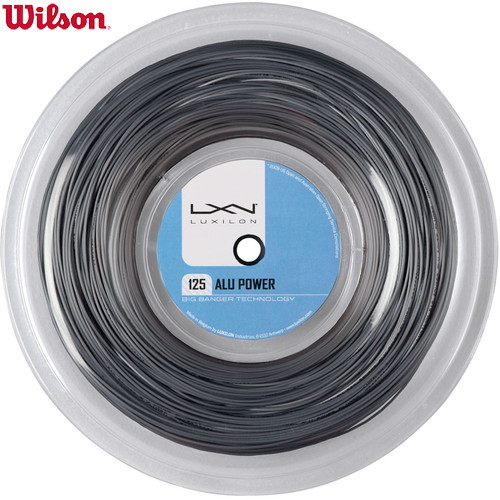 ■貨物輸送無料■【WILSON】ウイルソン WRZ990100 ALU POWER 125 220M REEL[庭球/ガット/より糸/野球クラブ/部活/読み合わせる/形づくる]【RCP】
