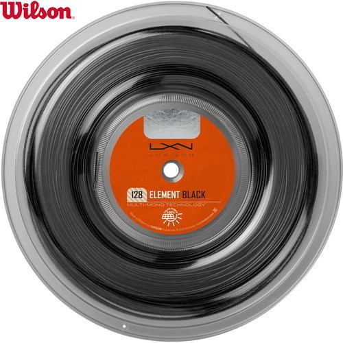 ■貨物輸送無料■【WILSON】ウイルソン WRZ999410 ELEMENT BLACK REEL[庭球備品/ガット/より糸/庭球/部活/野球クラブ]【RCP】