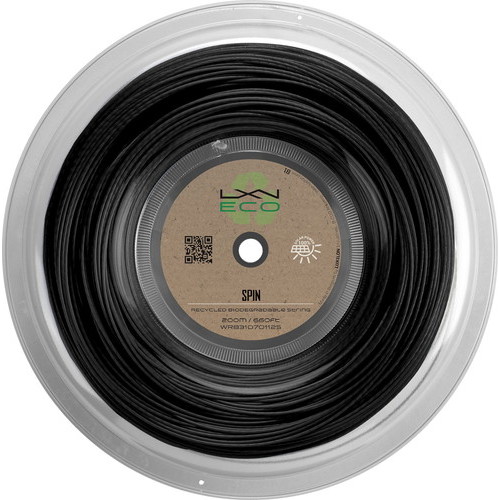 ■貨物輸送無料■【WILSON】ウイルソン WR83107011 LXN ECO SPIN 125 REEL BLACK 125[黒いこと][庭球/ガット/より糸/耐久性/回転運動動作/ゲージ:1.25粍/長さ:200m/一巻きガット/部活/野球クラブ]【RCP】