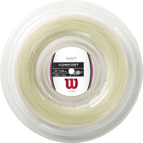 ■貨物輸送無料■【WILSON】ウイルソン WR83112011 NXT 17 200M REEL Natural 17G[自然的][庭球/硬式庭球/ガット/より糸/硬式ガット/ゲージ:1.24粍/長さ:200m/一巻きガット/部活/野球クラブ]【RCP】
