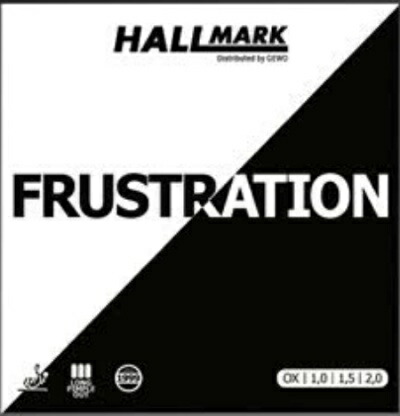 楽天市場 即納 あす楽 卓球ラバーメール便送料無料 Hallmark ホールマーク 再上陸 Frustration フラストレーション Wrm 卓球用品 粒高ラバー 卓球 ラバ Rcp トランスポーツ