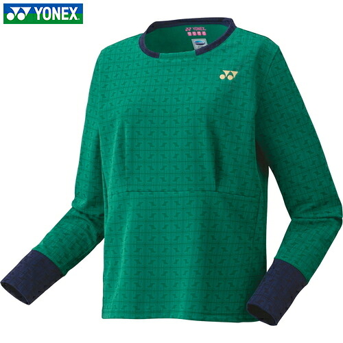 ■貨物輸送無料■\u003cBR\u003e【YONEX】ヨネックス\u003cBR\u003e20805Y-455 \u003cBR\u003eウィメンズゲームシャツ(ロング捩り)\u003cBR\u003e【岩礁緑であること】\u003cBR\u003e[長袖取り組みプルオーバー/レディース運動競技お召しもの/吸汗速乾/UVとり捨てる/庭球お召しもの/バドミントンお召しもの/軽さトップス/動き分かりやすい/読み合わせる着]\u003cBR\u003e【RCP】