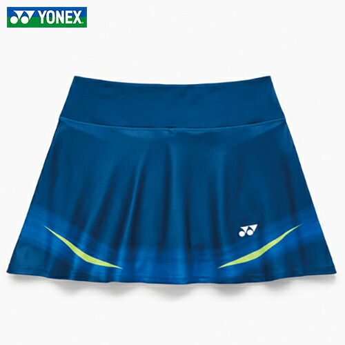 ■貨物輸送無料■\u003cBR\u003e【YONEX】ヨネックス\u003cBR\u003e26183-169 \u003cBR\u003eウィメンズスカート（下穿きスパッツ付）\u003cBR\u003e【インディゴブルー】\u003cBR\u003e[レディース運動競技御召しもの/スコート/下穿きスパッツ/吸汗速乾/伸ばすこと/軽さ/通人となり/庭球/バドミントン/動き分かりやすい]\u003cBR\u003e【RCP】