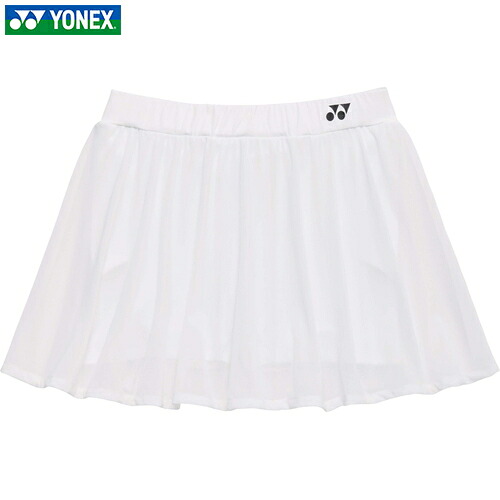 ■貨物輸送無料■\u003cBR\u003e【YONEX】ヨネックス\u003cBR\u003e26190-011 \u003cBR\u003eウィメンズスカート(下穿きスパッツ付)\u003cBR\u003e【白いこと】\u003cBR\u003e[レディース運動競技御召しもの/スコート/下穿きスパッツ/吸汗速乾/伸ばすこと/軽さ/通人となり/庭球/バドミントン/動き分かりやすい/読み合わせる用]\u003cBR\u003e【RCP】