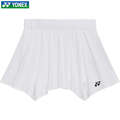 ■貨物輸送無料■\u003cBR\u003e【YONEX】ヨネックス\u003cBR\u003e26191-011 \u003cBR\u003eウィメンズスカート(下穿きスパッツ付)\u003cBR\u003e【白いこと】\u003cBR\u003e[レディース運動競技御召しもの/スコート/下穿きスパッツ/吸汗速乾/伸ばすこと/軽さ/通人となり/庭球/バドミントン/動き分かりやすい/読み合わせる用]\u003cBR\u003e【RCP】