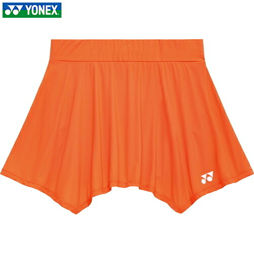 ■貨物輸送無料■\u003cBR\u003e【YONEX】ヨネックス\u003cBR\u003e26191-814 \u003cBR\u003eウィメンズスカート(下穿きスパッツ付)\u003cBR\u003e【サイバーオレンジ】\u003cBR\u003e[レディース運動競技御召しもの/スコート/下穿きスパッツ/吸汗速乾/伸ばすこと/軽さ/通人となり/庭球/バドミントン/動き分かりやすい/読み合わせる用]\u003cBR\u003e【RCP】