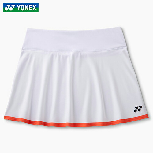 ■貨物輸送無料■\u003cBR\u003e【YONEX】ヨネックス\u003cBR\u003e26197-011 \u003cBR\u003eウィメンズスカート（インナースパッツツキ）\u003cBR\u003e【白いこと】\u003cBR\u003e[レディース運動競技御召しもの/スコート/下穿きスパッツ/吸汗速乾/伸ばすこと/軽さ/通人となり/庭球/バドミントン/動き分かりやすい]\u003cBR\u003e【RCP】