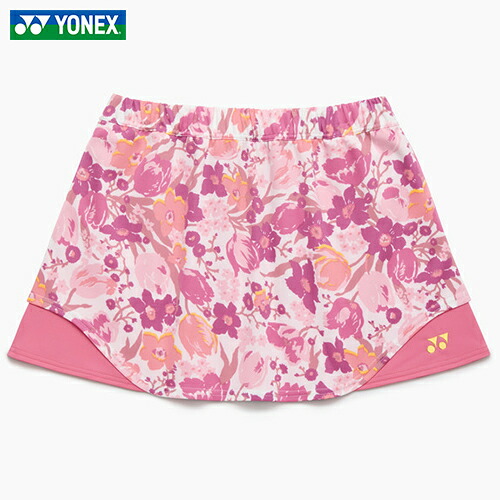 ■貨物輸送無料■\u003cBR\u003e【YONEX】ヨネックス\u003cBR\u003e26200-573 \u003cBR\u003eウィメンズスカート\u003cBR\u003e【全ての存在さくら色】\u003cBR\u003e[レディース運動競技御召しもの/スコート/吸汗速乾/伸ばすこと/軽さ/通人となり/庭球/バドミントン/動き分かりやすい/読み合わせる用/下穿きなし/好いたらしい相応う]\u003cBR\u003e【RCP】