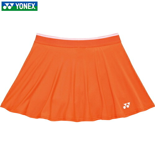 ■貨物輸送無料■\u003cBR\u003e【YONEX】ヨネックス\u003cBR\u003e26293-814 \u003cBR\u003eウィメンズスカート(下穿きスパッツ付)\u003cBR\u003e【サイバーオレンジ】\u003cBR\u003e[レディース運動競技御召しもの/スコート/下穿きスパッツ/吸汗速乾/伸ばすこと/軽さ/通人となり/庭球/バドミントン/動き分かりやすい]\u003cBR\u003e【RCP】