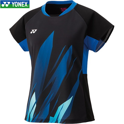 ■貨物輸送無料■【YONEX】ヨネックス 20885-007 ウィメンズゲームシャツ[黒いこと][レディース/バドミントン/庭球/半袖/半そで/プルオーバー/半袖プルオーバー/取り組みプルオーバー/取り組み]【RCP】