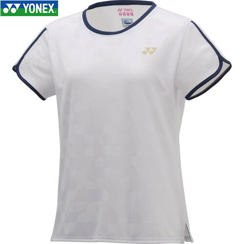 ■貨物輸送無料■【YONEX】ヨネックス 20899-011 ウィメンズゲームシャツ[白いこと][レディース/バドミントン/庭球/半袖/半そで/プルオーバー/半袖プルオーバー/取り組みプルオーバー/取り組み]【RCP】