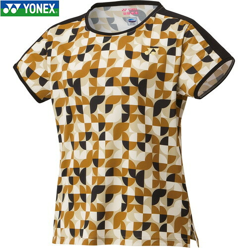 ■貨物輸送無料■【YONEX】ヨネックス 20903-183 ウィメンズゲームシャツ[駱駝][レディース/バドミントン/庭球/半袖/半そで/プルオーバー/半袖プルオーバー/取り組みプルオーバー/取り組み]【RCP】