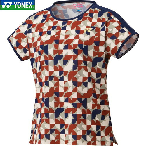 ■貨物輸送無料■【YONEX】ヨネックス 20903-575 ウィメンズゲームシャツ[ポインセチア赤いこと][レディース/バドミントン/庭球/半袖/半そで/プルオーバー/半袖プルオーバー/取り組みプルオーバー/取り組み]【RCP】