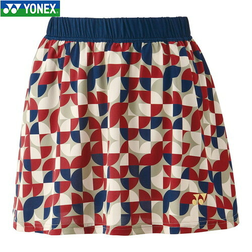 ■貨物輸送無料■【YONEX】ヨネックス 26177-575 ウィメンズスカート[ポインセチア赤いこと][レディース/庭球/バドミントン/スコート/スカート/ボトムス/庭球スコート]【RCP】